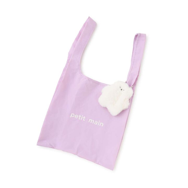 Tote Bag with Bear Nuinui/LG,Ivory, medium image number 0