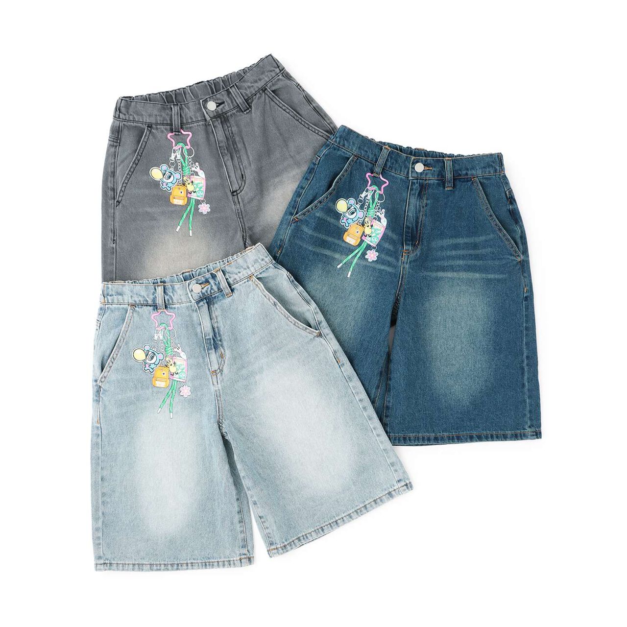 [Angel Blue] Mr. Nakamura Charm Half Pants,Navy, large image number 9