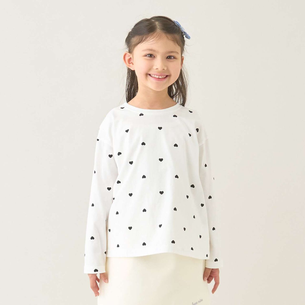 [100% Cotton] [School-Ready] A-Line T-Shirt (2-Piece Set),Sax blue, large image number 8