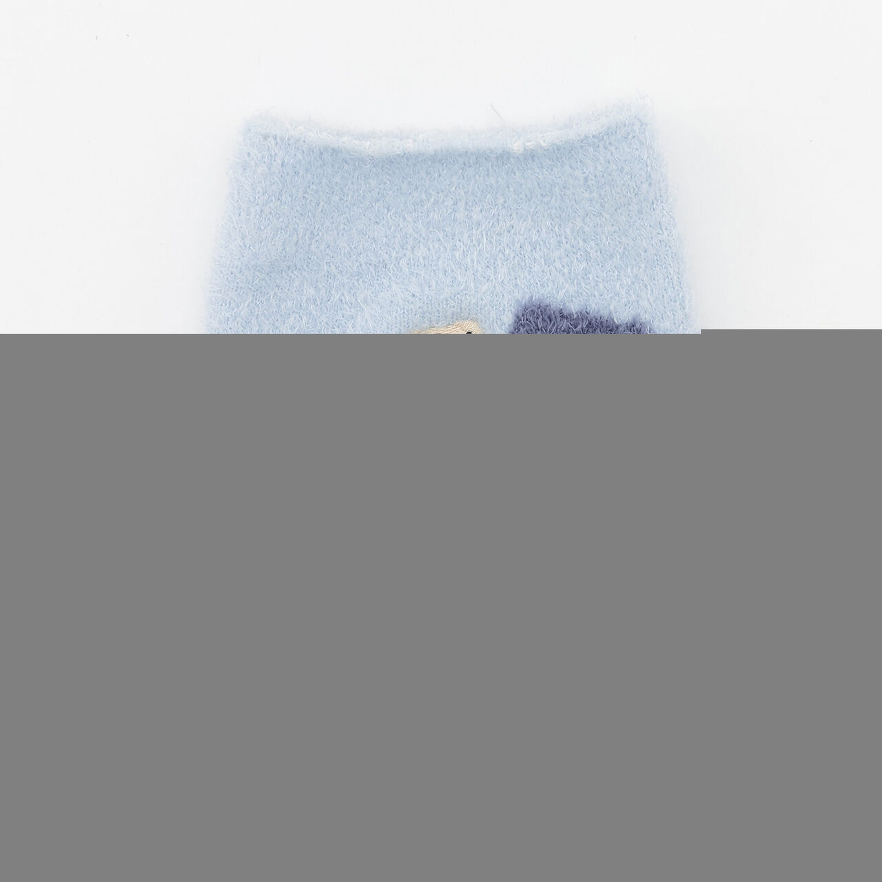 [乳木果油加工絨毛材質] 混款刺繡室內襪,粉紅色, large image number 5