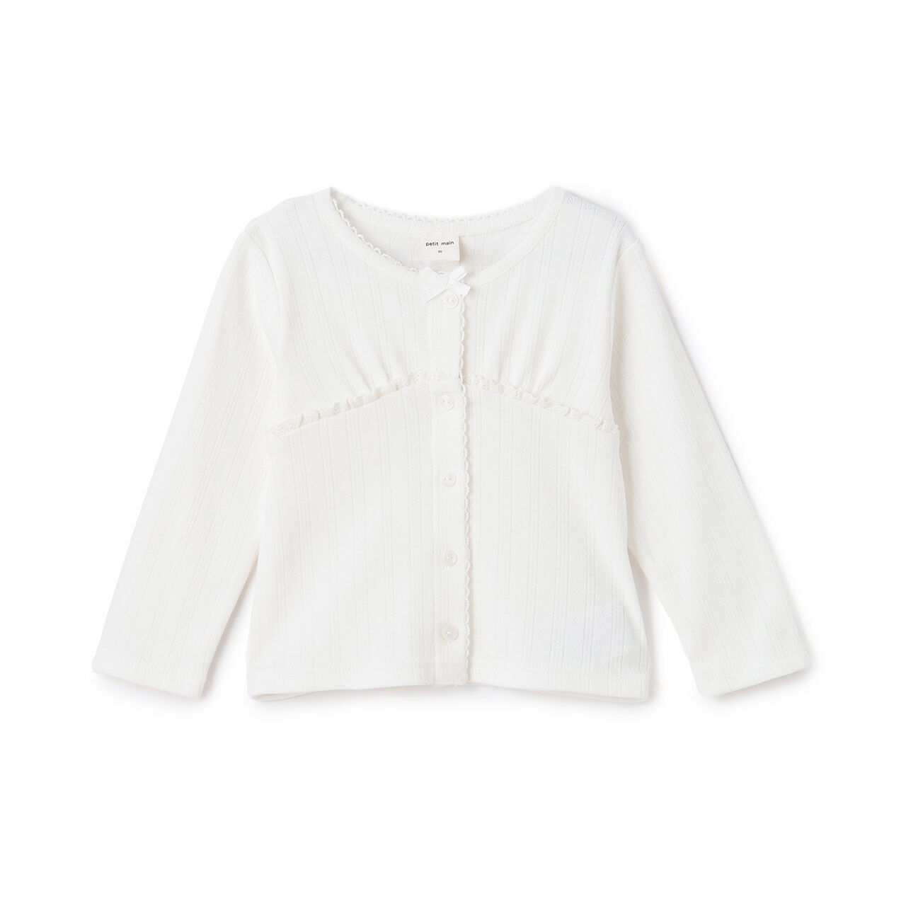 Link UV Needle-Punched Cut Cardigan,Multi color, large image number 14