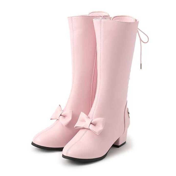 Lace-Up Back Long Boots,Black, medium image number 15