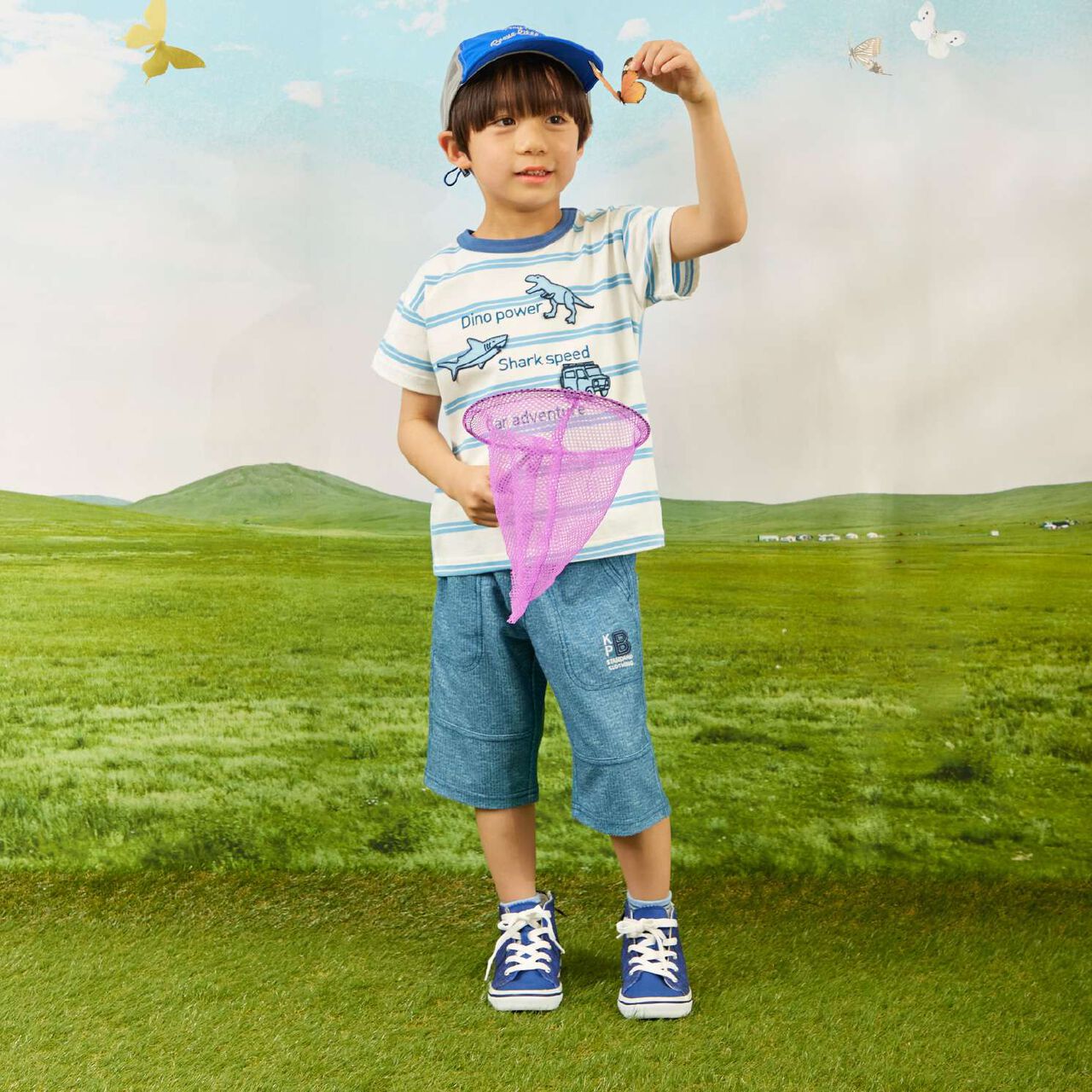 Two-Tone Mesh Cap,Blue, large image number 17