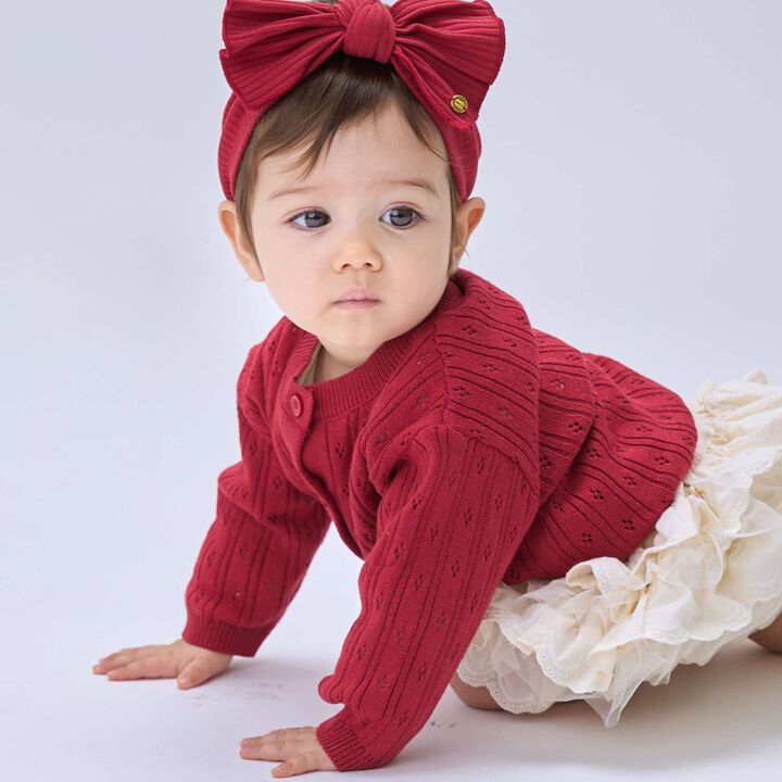 針織開襟衫,粉紅色, medium image number 1