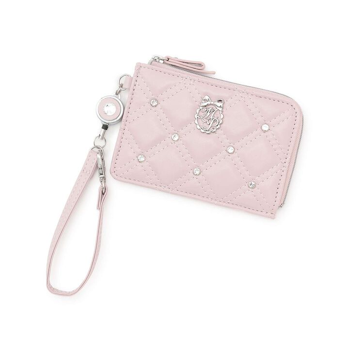 Rhinestone Card Holder with Reel,, medium