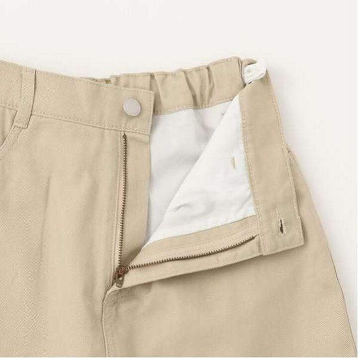 Denim Twill A-Line Skirt with Shorts,Navy, medium image number 10