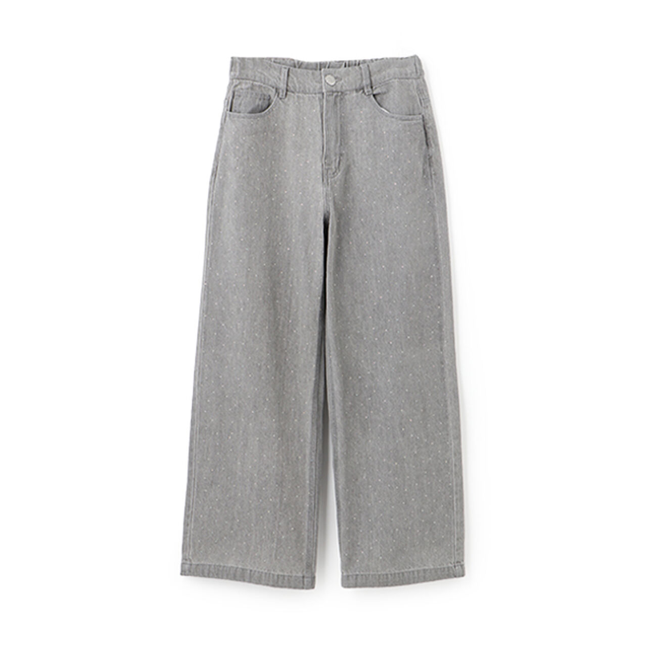 Sparkling Denim Pants,Gray, large image number 0