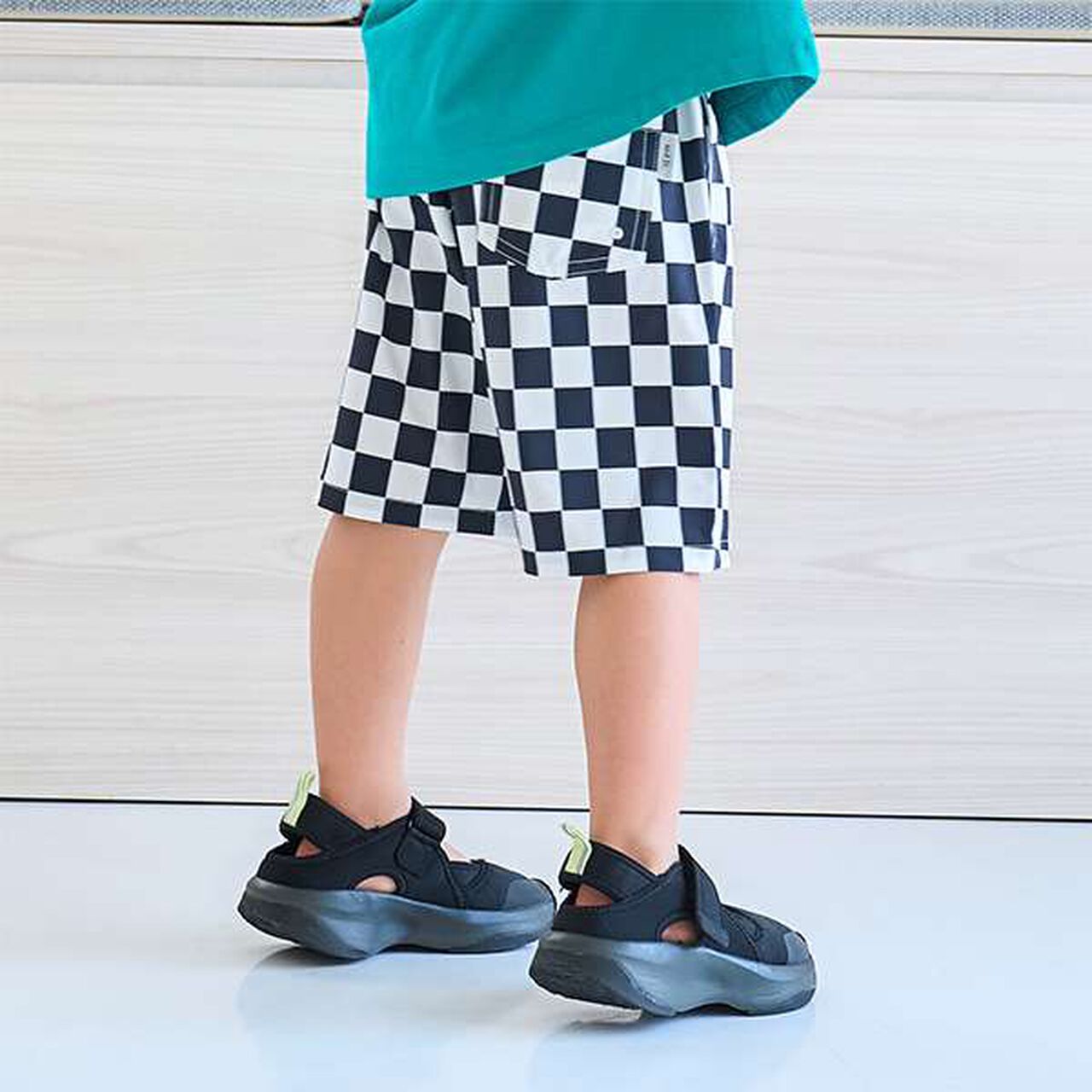 [Amphibious] Pattern Shorts,Sax blue, large image number 1