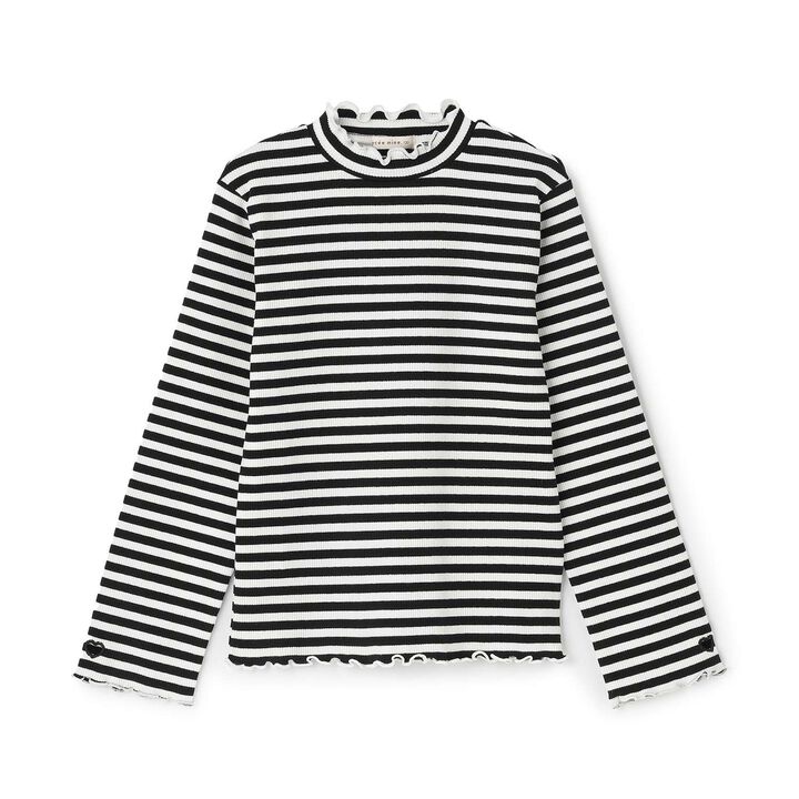 Ribbed Fabric Turtleneck,Pearl white, medium image number 16