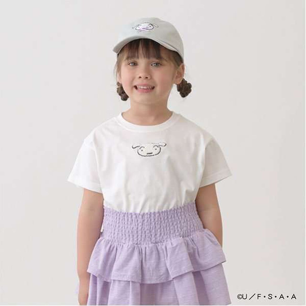 Crayon Shin-chan Soft Cotton Shiro Sagara Embroidery T-Shirt,Cream, large image number 15