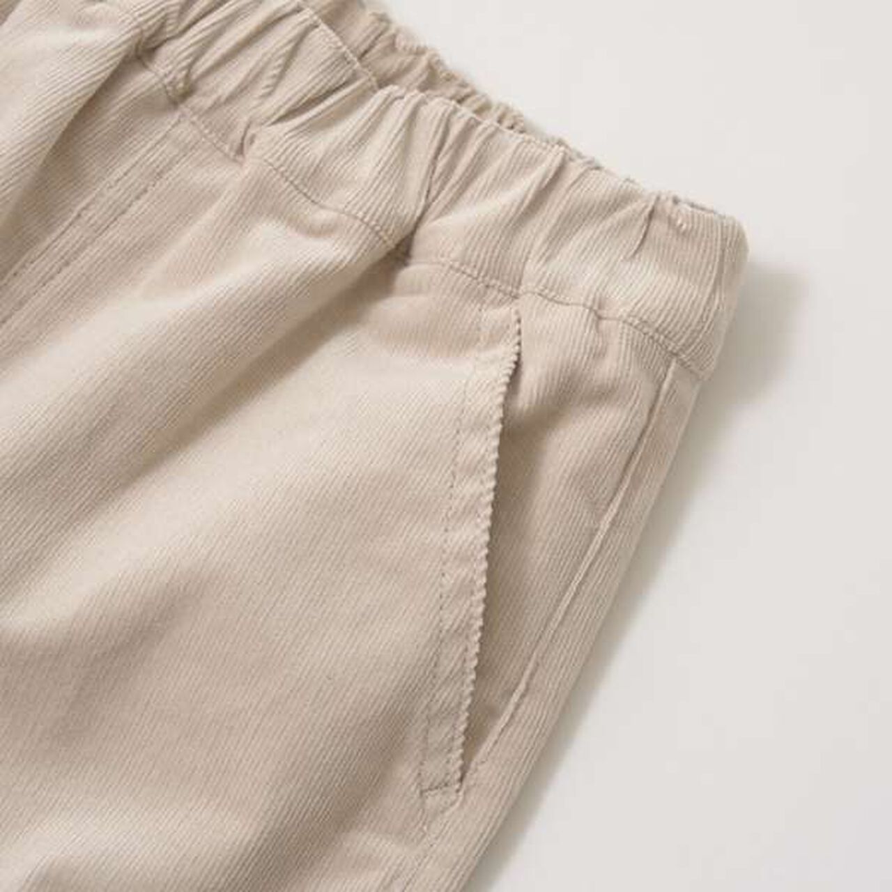 Heart Pocket Corduroy Pants,Charcoal gray, large image number 13