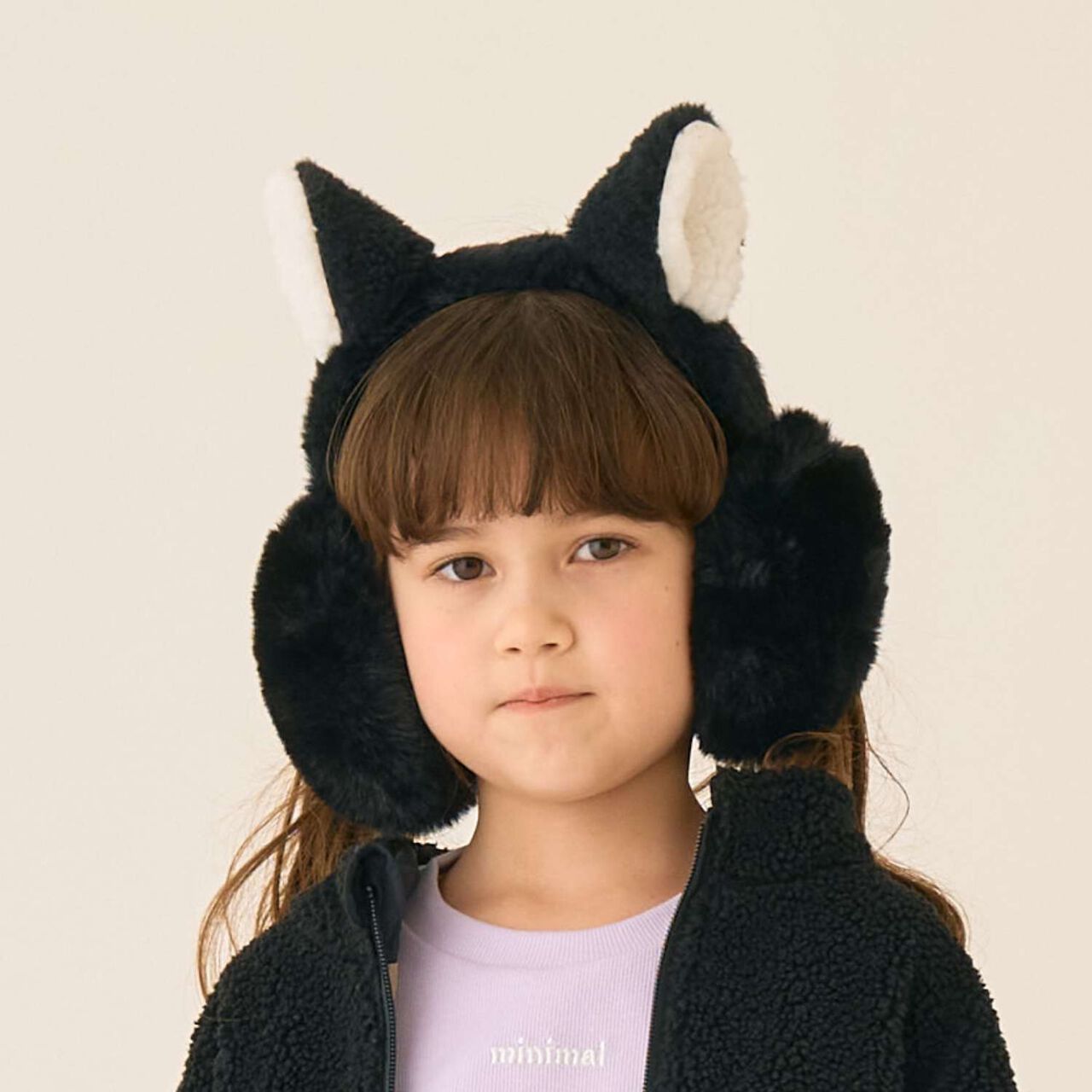Cat Ear Muffs,Black, large image number 0