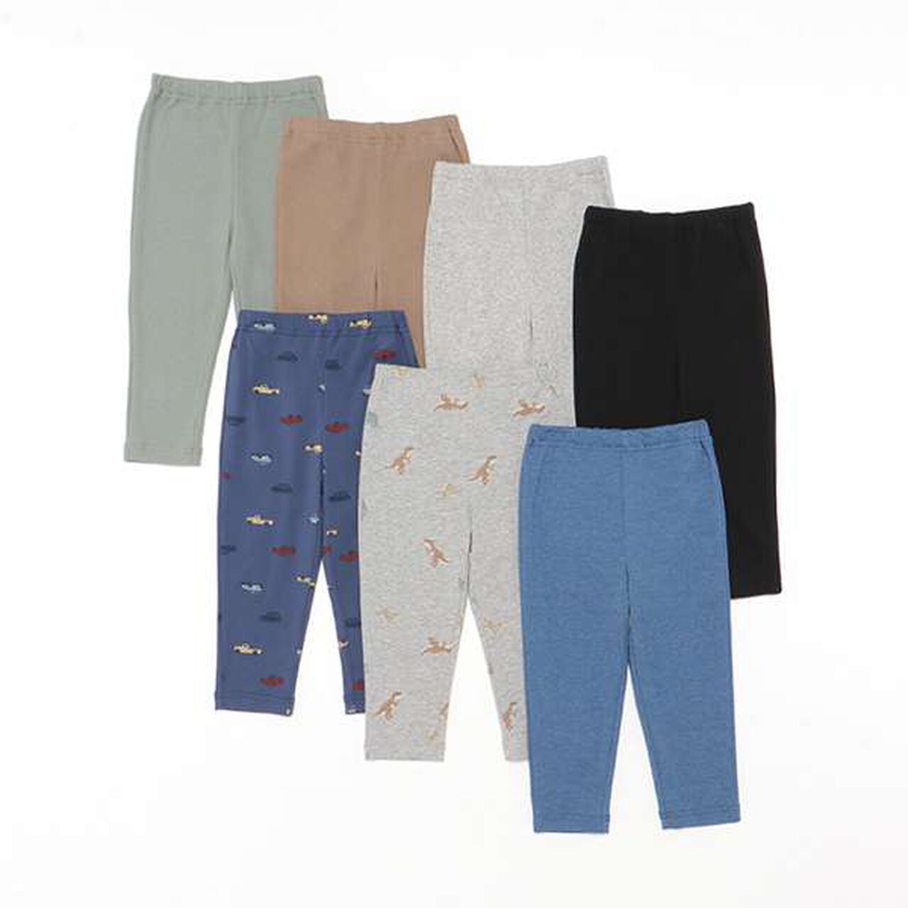 Affordable Boys 10-Length Leggings,Navy, large image number 6