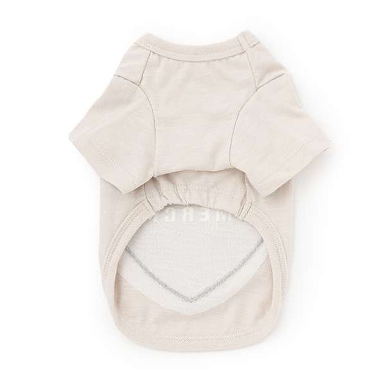 [DOG] Anti-Stain Heart Back T-Shirt,Light pink, large image number 1