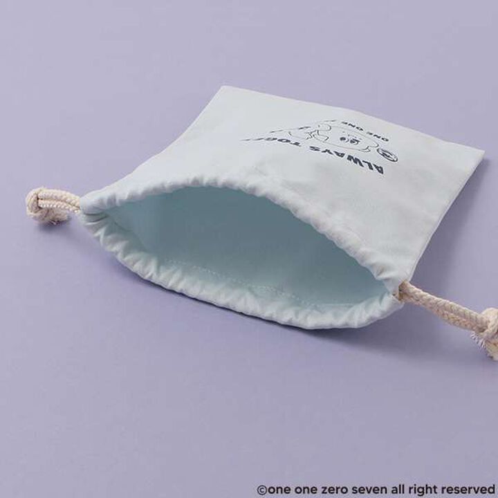 [1107 Iru Iru Gonchiru] Mini Drawstring Pouch,Red, medium image number 5