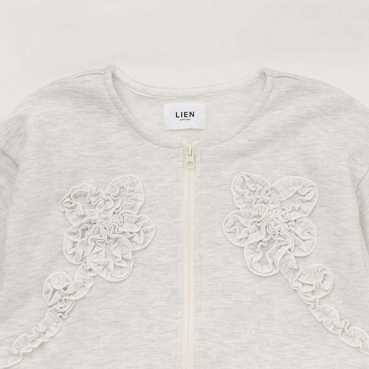 Link Anti-Stain Frill Motif Haori,Navy, large image number 2