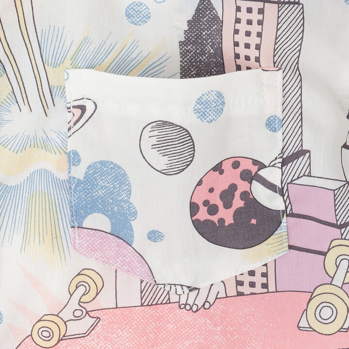 LUKEY S ROBOT Short-Sleeve Shirt,Multi color, medium image number 3