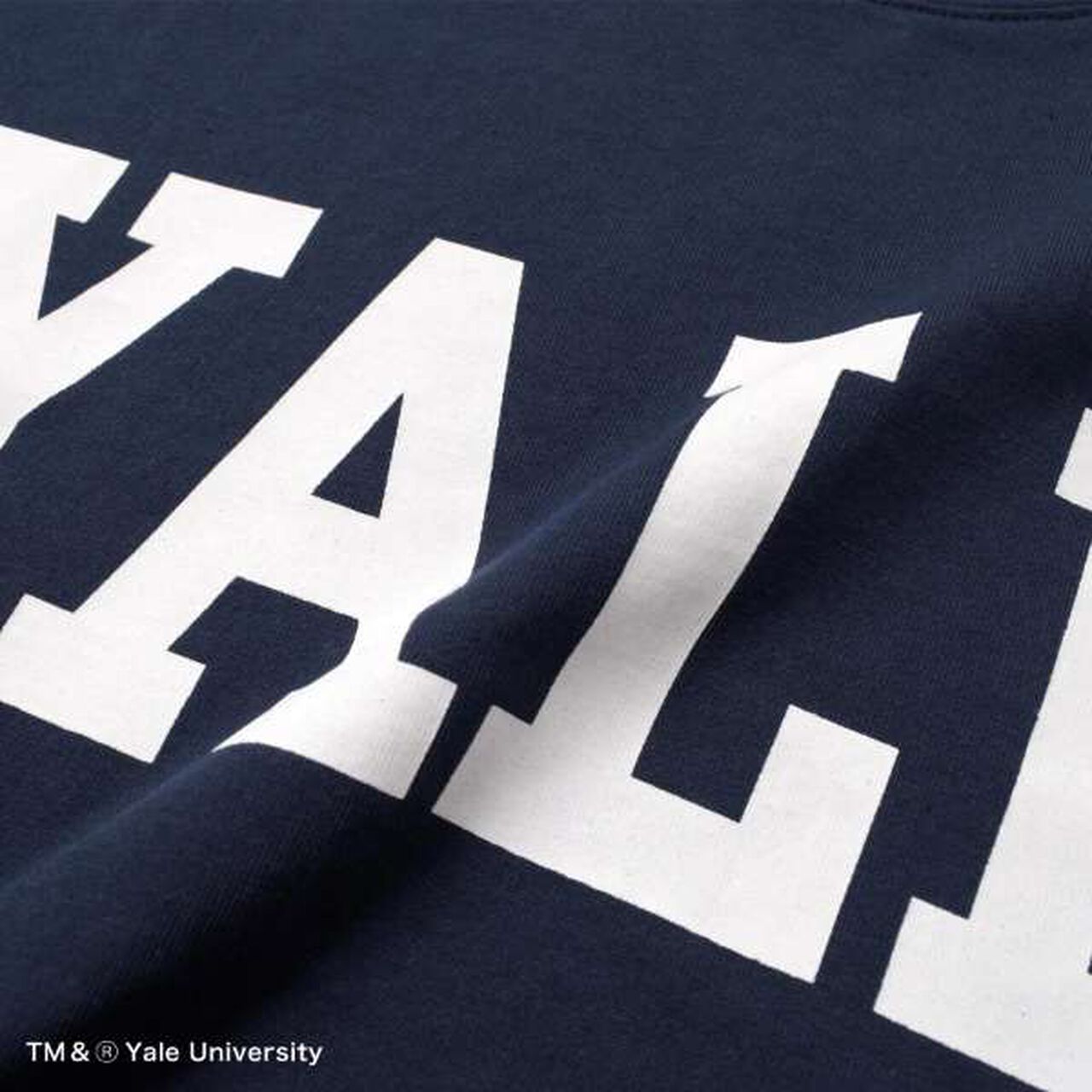 [Adult Size Available] [YALE] Cotton Short-Sleeve YALE Logo T-Shirt,White, large image number 7