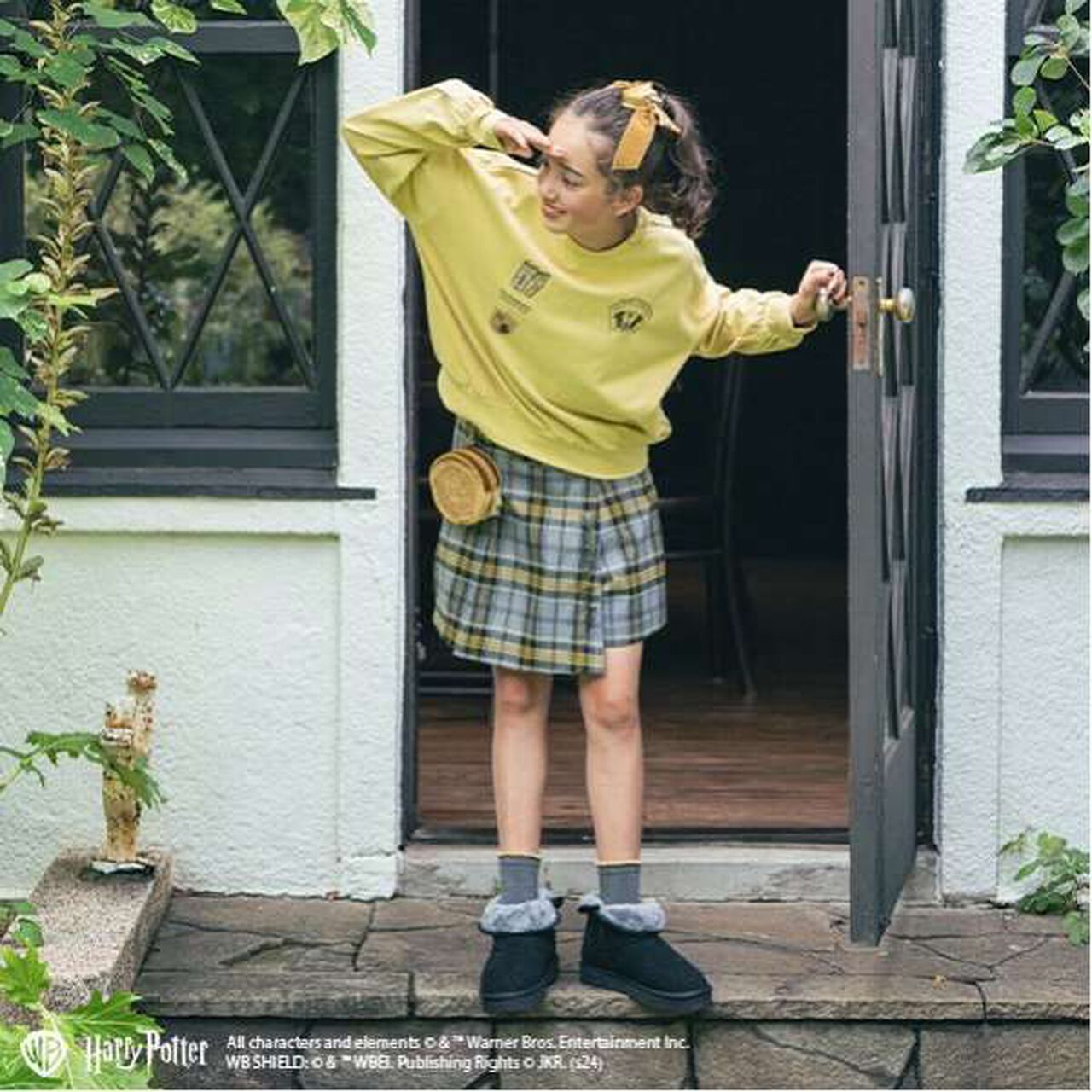 [Harry Potter] Wrap Culottes,Gray, large image number 9