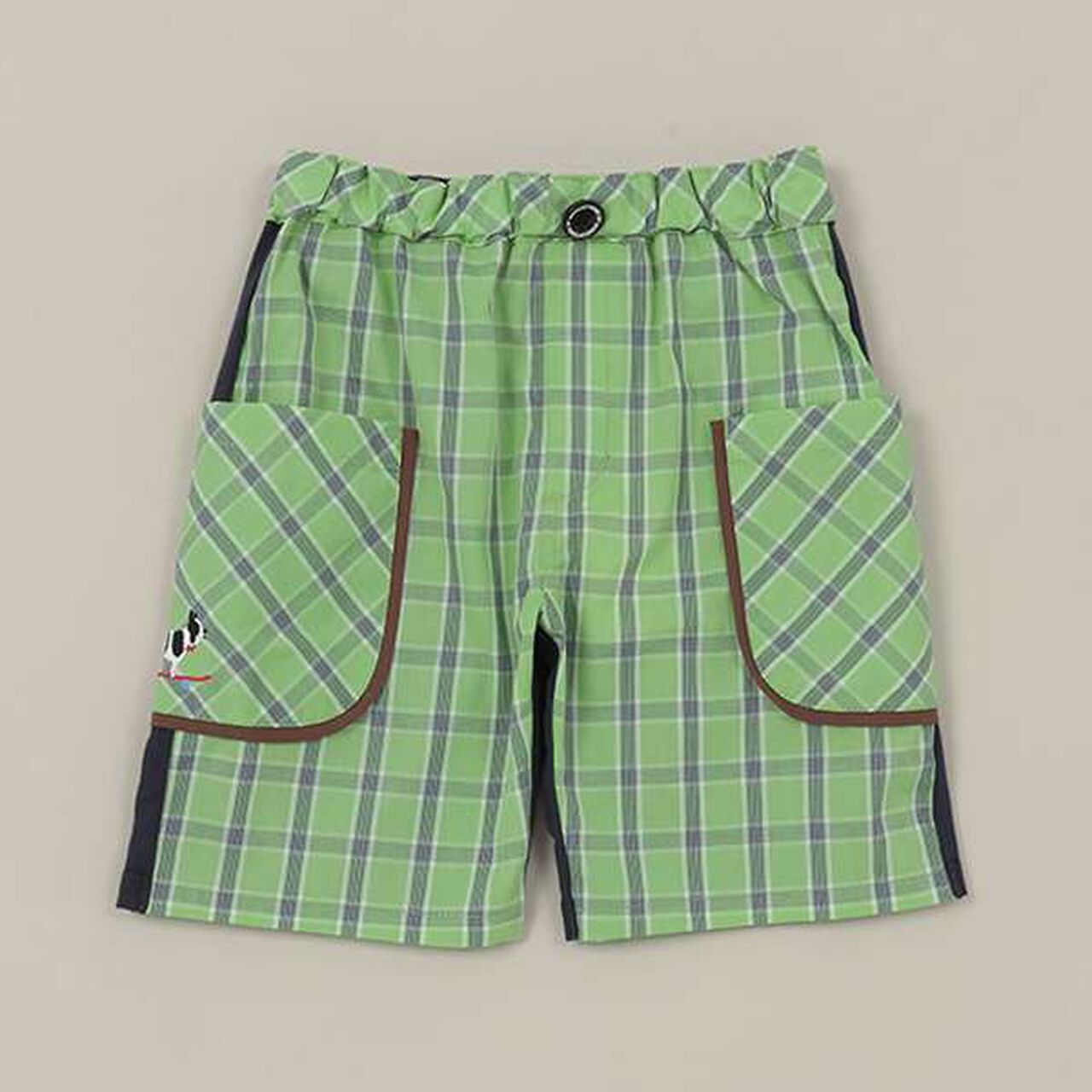 Combo Check 5-Minute Length Pants,Coral red, large image number 2