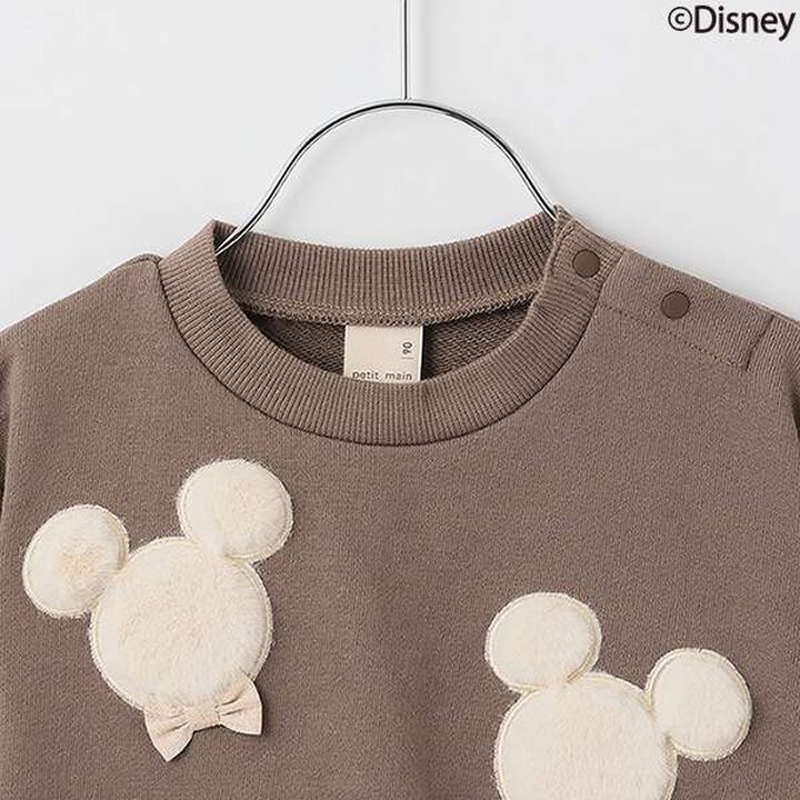 [Disney] Fur Motif Sweatshirt,Light pink, medium image number 5