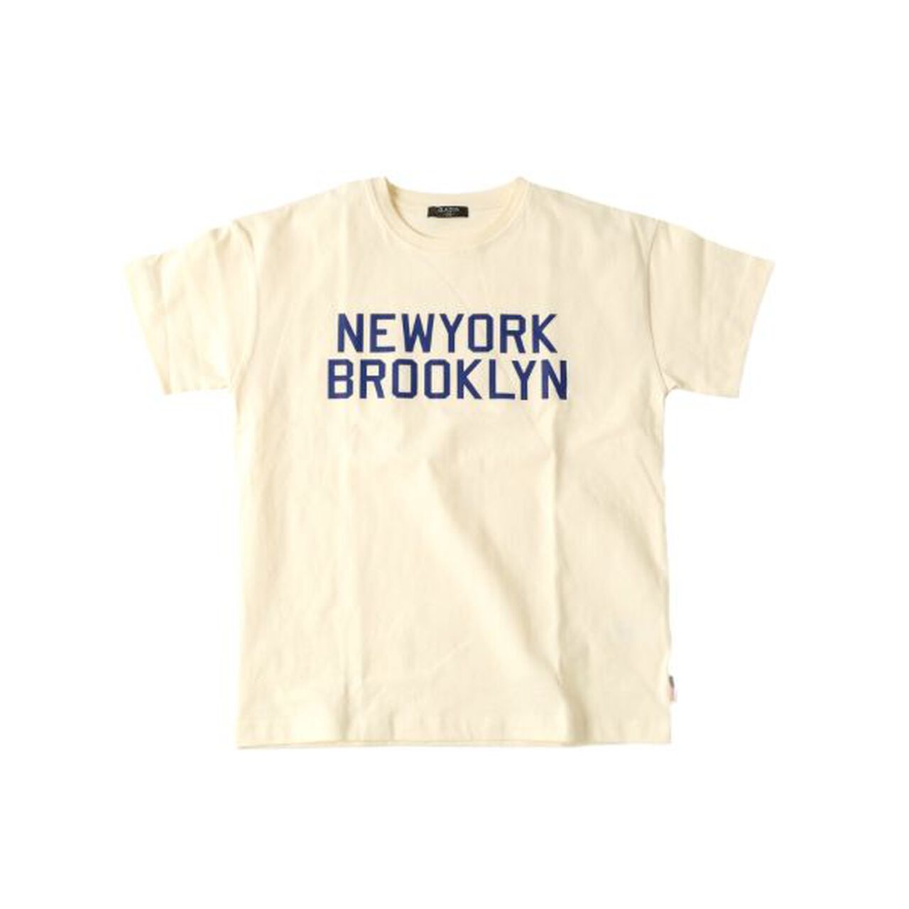 [Adult Size Available] Jersey USA Cotton Drop Shoulder College Logo Short Sleeve T-Shirt,Brown, large image number 2