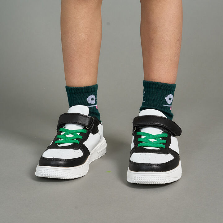 [For Preschool Use] [Ultra Lightweight] Velcro Sneakers,Off white, medium image number 14