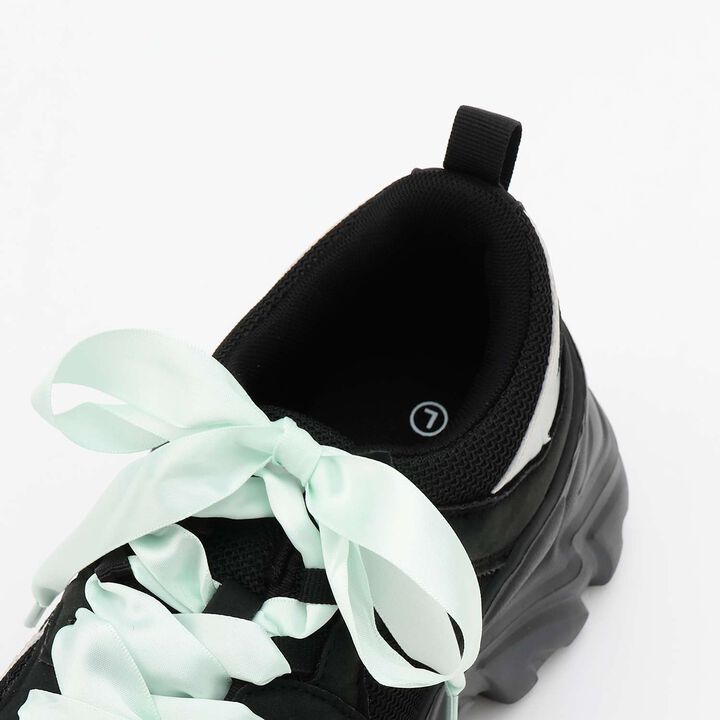 [LTXC] Waterproof Platform Dad Sneakers,Off white, medium image number 3