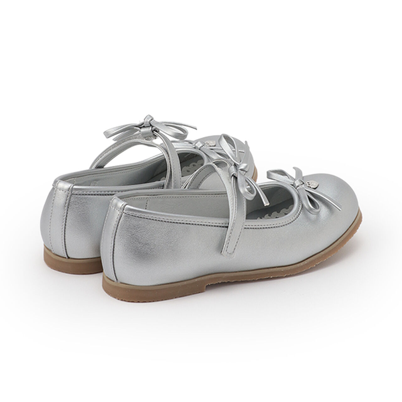 Ribbon Ballet Shoes,Off white, large image number 5