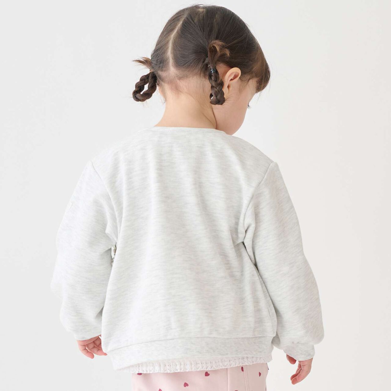 Link Anti-Stain Frill Motif Haori,Light pink, large image number 5