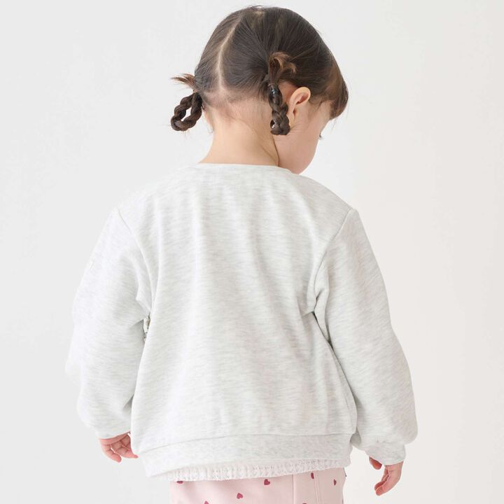 Link Anti-Stain Frill Motif Haori,Light pink, medium image number 5