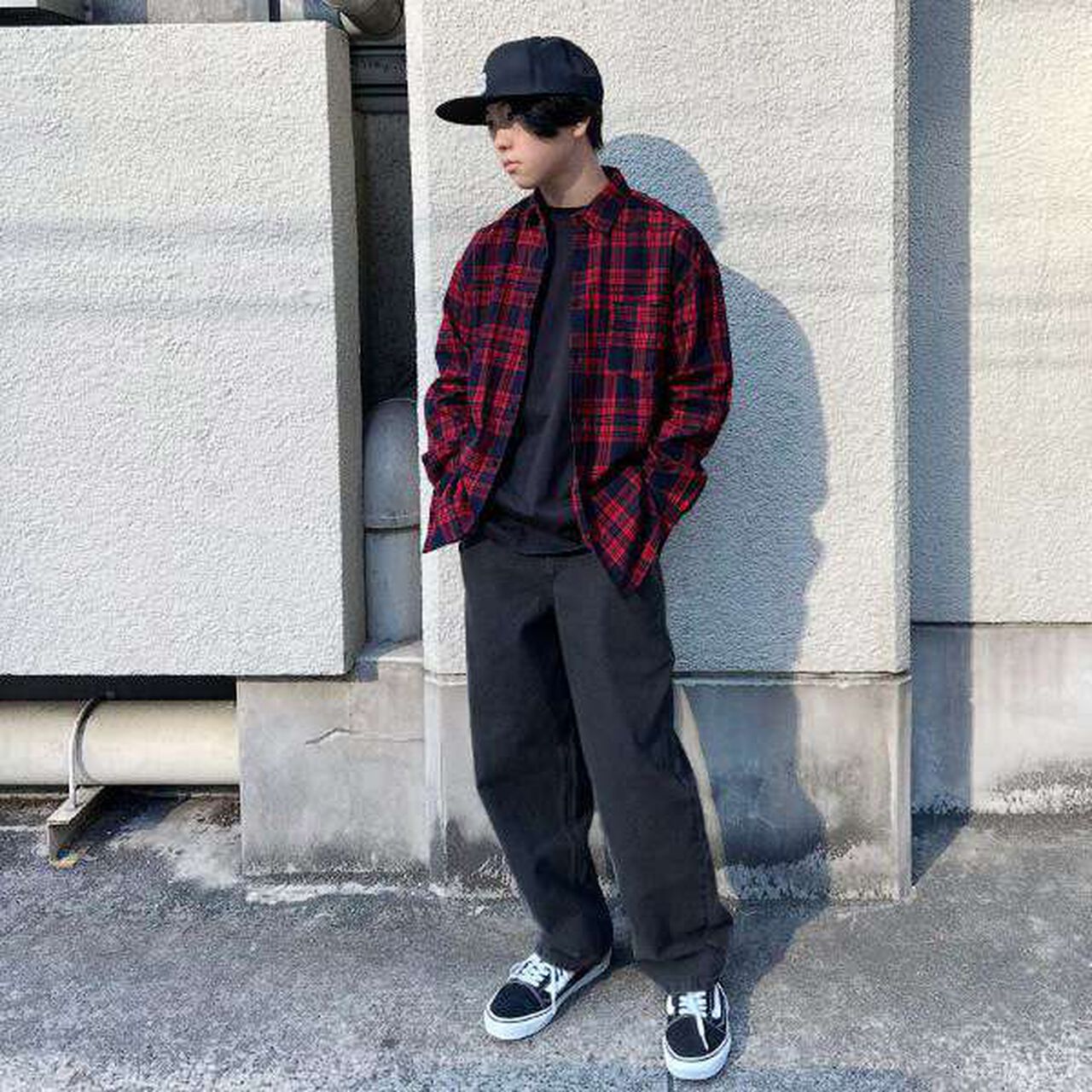 Denim Baggy Pants,Blue, large image number 14