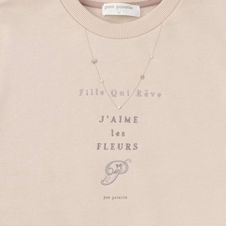 Necklace Logo Top,Black, medium image number 3