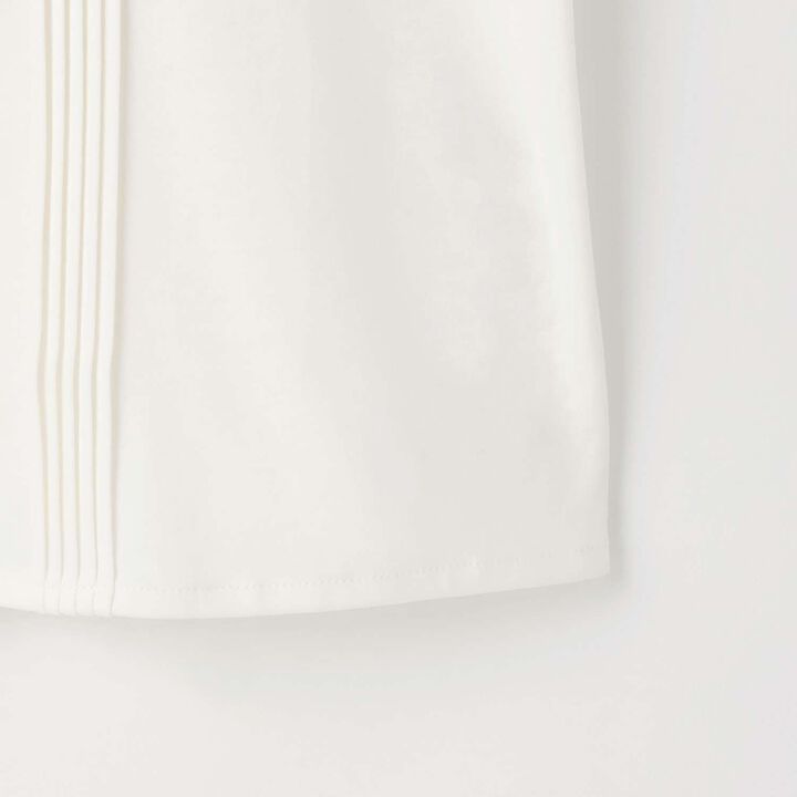 [Graduation Attire] [Anti-Stain Finish] Round Collar Cut Blouse,Off white, medium image number 5
