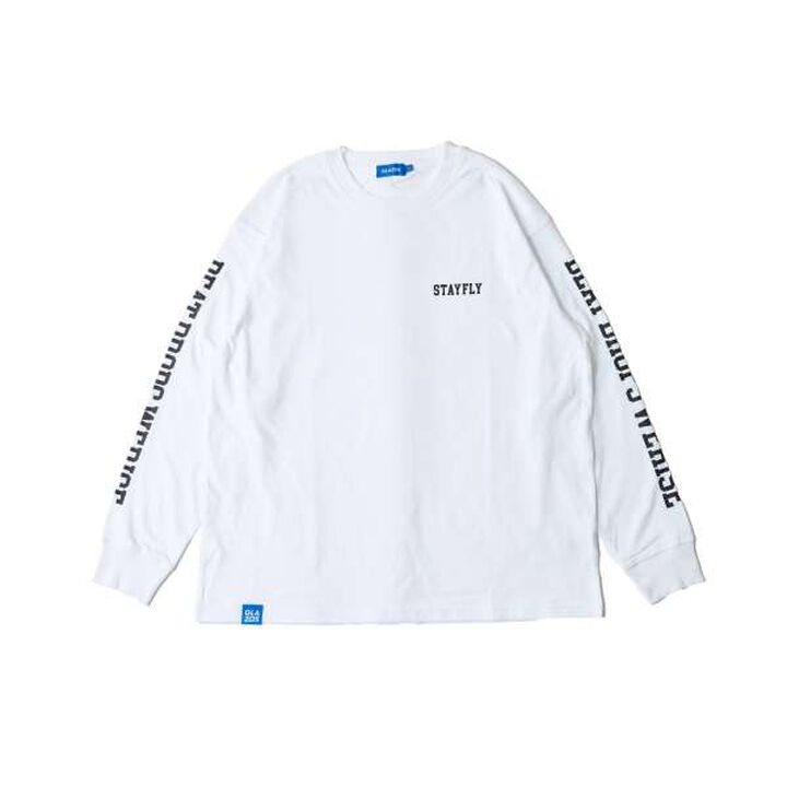 Sleeve Logo Print Long-Sleeve T-Shirt,Blue, medium image number 7
