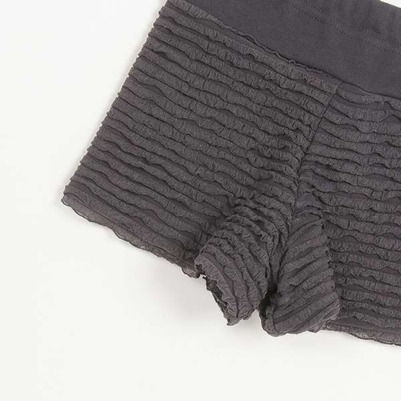 Cut Frill Shorts,Pearl white, large image number 4