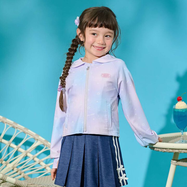 [SWIM] Sailor Collar Rash Guard [UV Protection],, medium