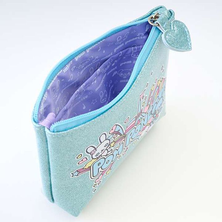 Mint-kun Sparkling Pouch,Emerald green, medium image number 5