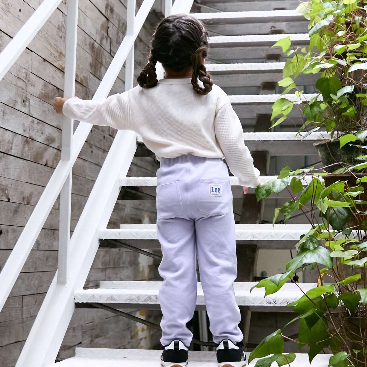 [Lee] Relaxed Cut Leggings,Green, large image number 2