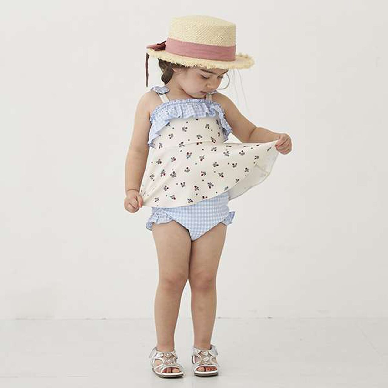 Clear Heart Sandals,Black, large image number 18