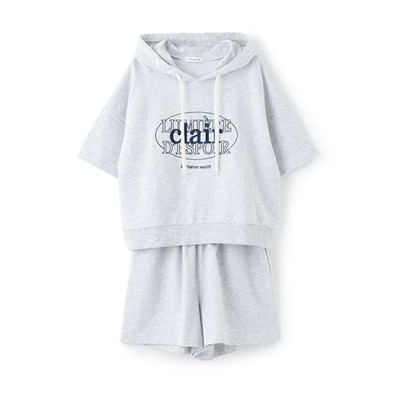 Short-Sleeve Parka Setup,Black, large image number 6