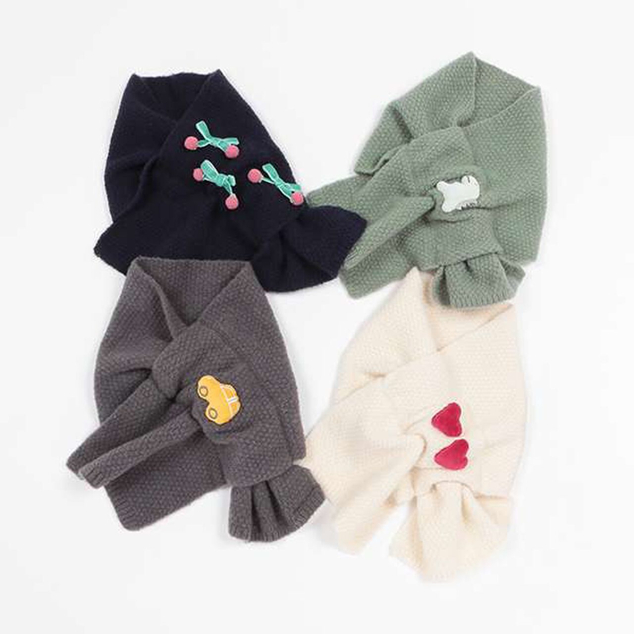 Motif Scarf,Navy, large image number 8