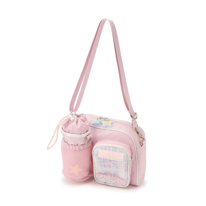 Shoulder Bag with Bottle Holder,Light pink, medium image number 0