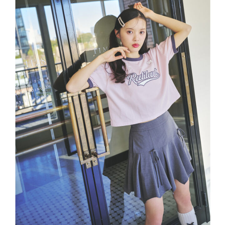 Transforming Hem Skirt,Gray, medium image number 1