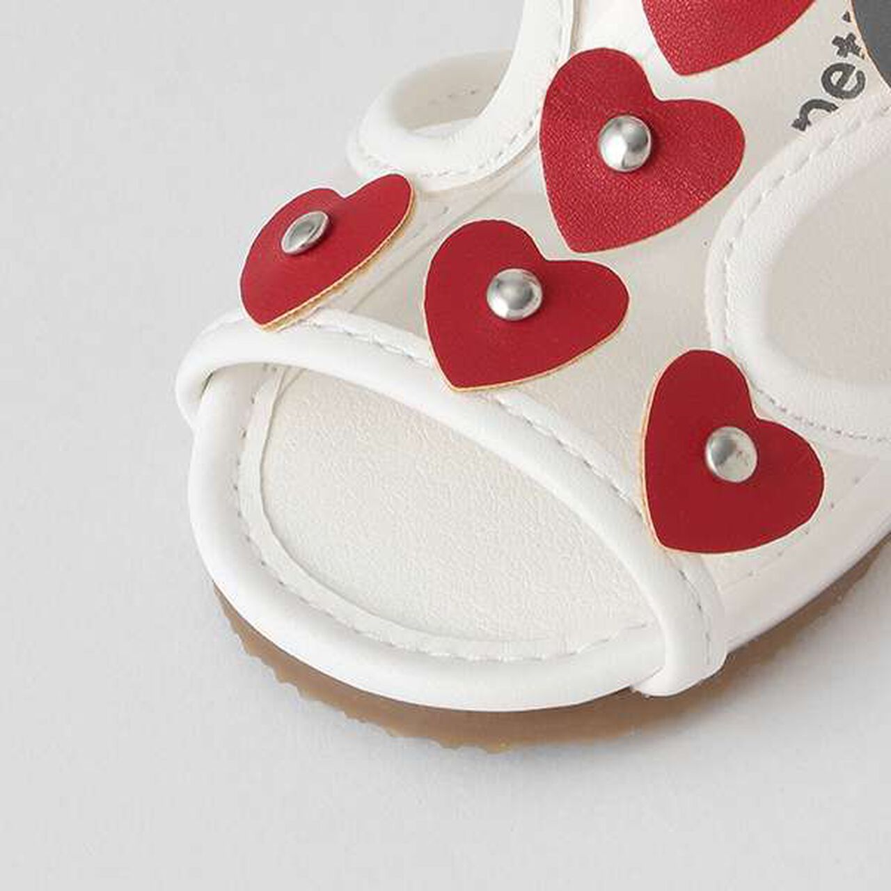 Clear Heart Sandals,Black, large image number 7