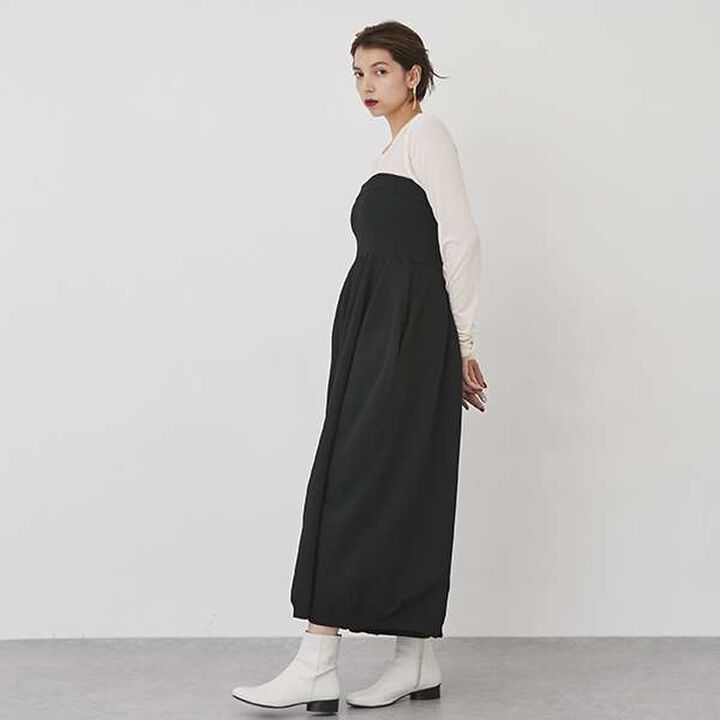 [LADIES] Loose Fit 2 WAY Bear Top Pants,Black, medium image number 10