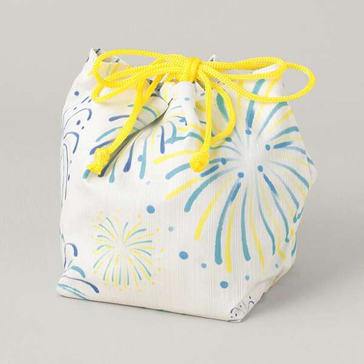 Fireworks Pattern Drawstring Bag,Off white, medium image number 12