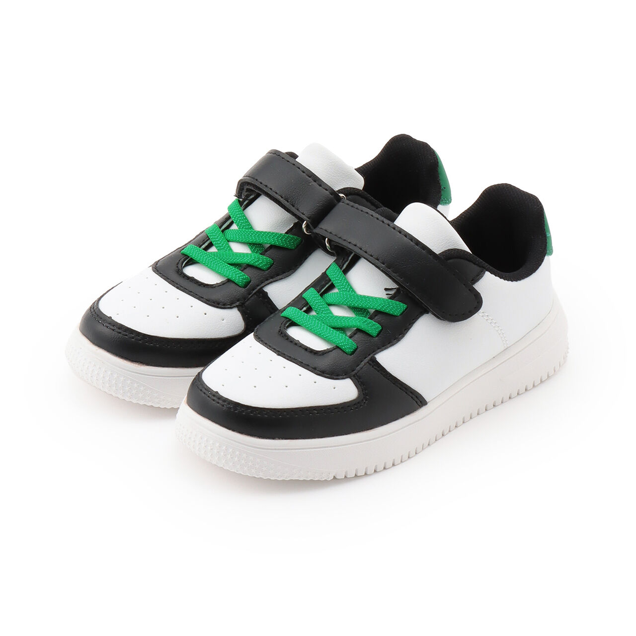 [For Preschool Use] [Ultra Lightweight] Velcro Sneakers,Off white, large image number 3