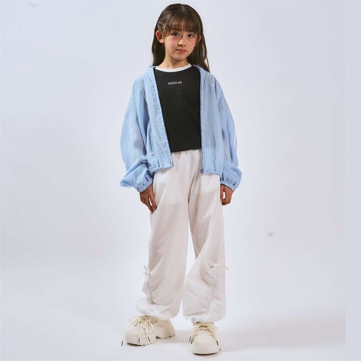 [UV Protection] [Cooling Solution] Sheer Bomber Jacket,Sax blue, medium image number 8