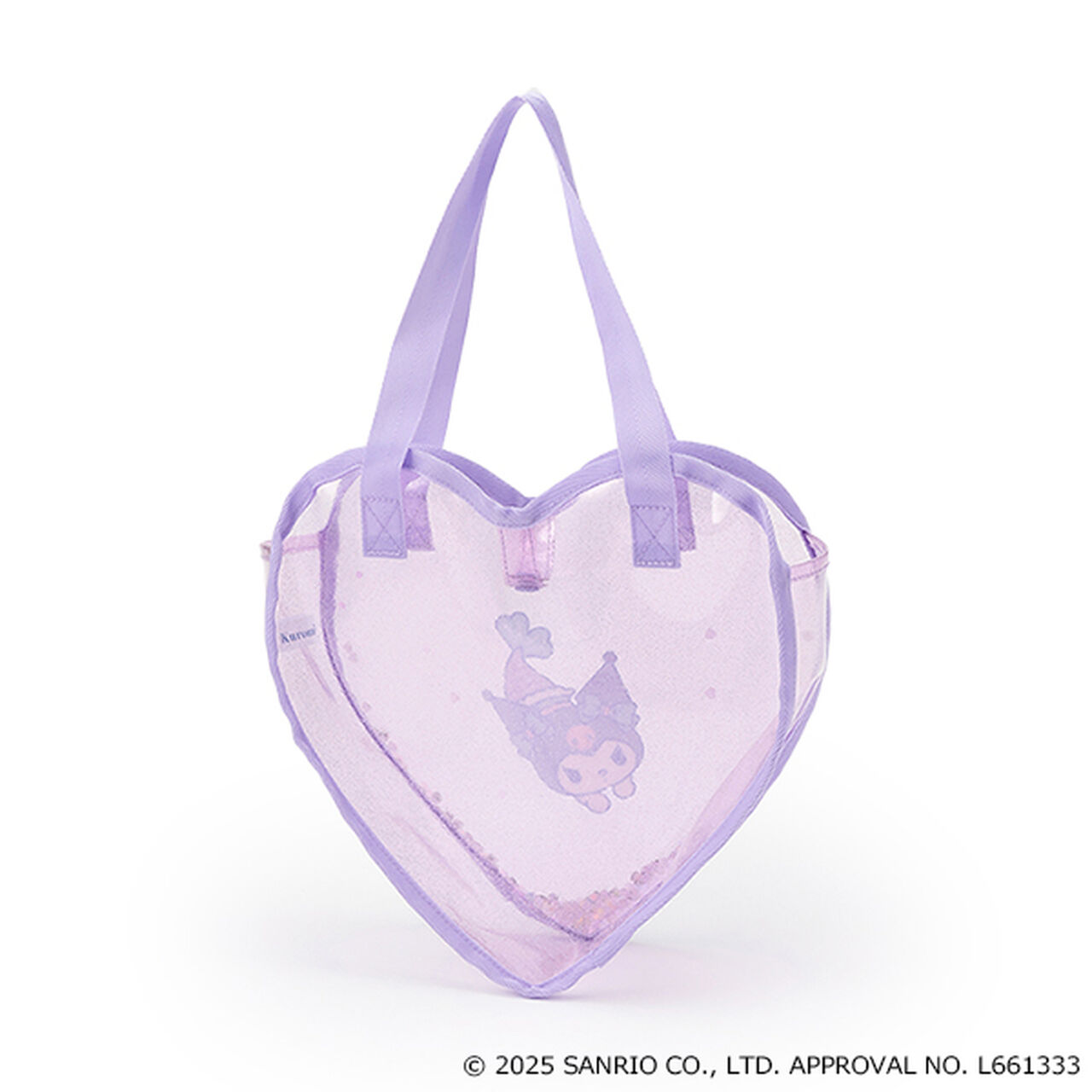 [Sanrio Characters] Sparkling Heart-Shaped Clear Bag,Light pink, large image number 14